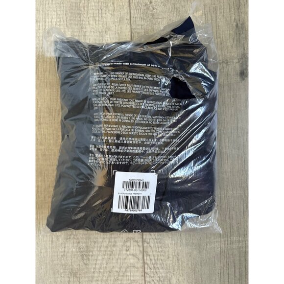 Banana Republic Navy Poplin Cross-Back Midi Dress Size 0 New With Tags - Picture 5 of 7